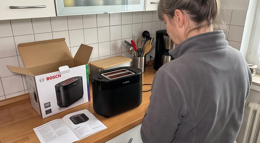 Bosch Kompakt Toaster MyMoment TAT2M123 im Test: Effizientes Toasten mit Brötchenaufsatz und Auftaufunktion