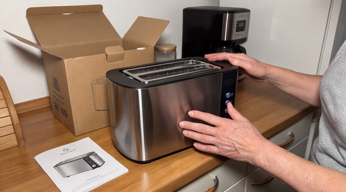 KESSER® Toaster im Test: Automatik-Langschlitztoaster mit Brötchenaufsatz und 6 Bräunungsstufen
