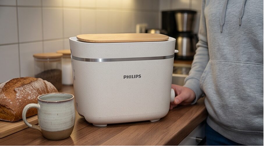 Philips Toaster Eco Conscious Edition im Test: Nachhaltiger Genuss mit 8 Bräunungsstufen