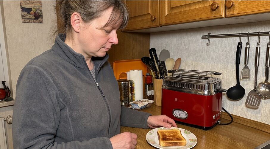 russell hobbs retro toaster rot genauer betrachtet