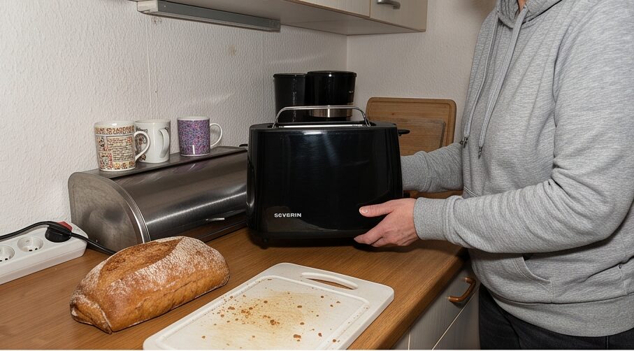 SEVERIN Automatik-Toaster AT 2287 im Test: Kompakter Toaster mit Brötchenaufsatz und 700 W Leistung