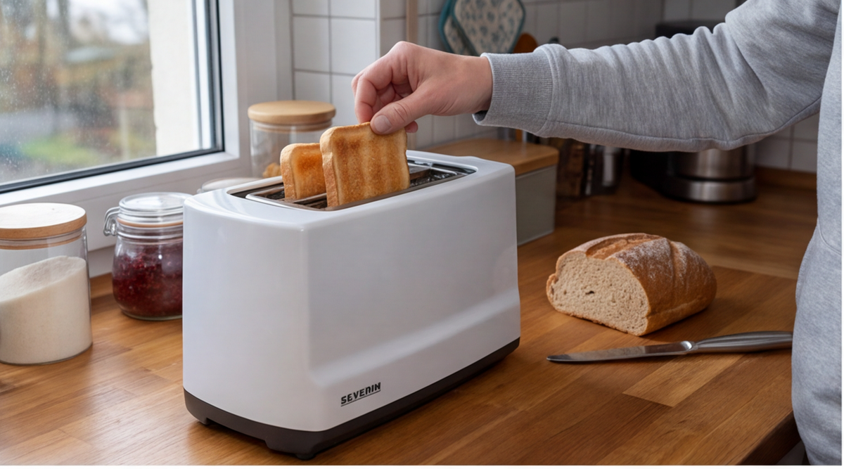 SEVERIN Automatik-Langschlitztoaster AT 2234 im Test: Perfekte Toasts für die ganze Familie